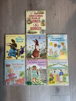 7 Children’s Little Golden Books