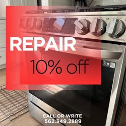 Washer And Dryer, Refrigerator, Oven , Microwave 