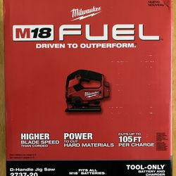 Milwaukee M18 FUEL 18V Lithium-Ion Brushless Cordless Jig Saw (Tool-Only) 2737-20