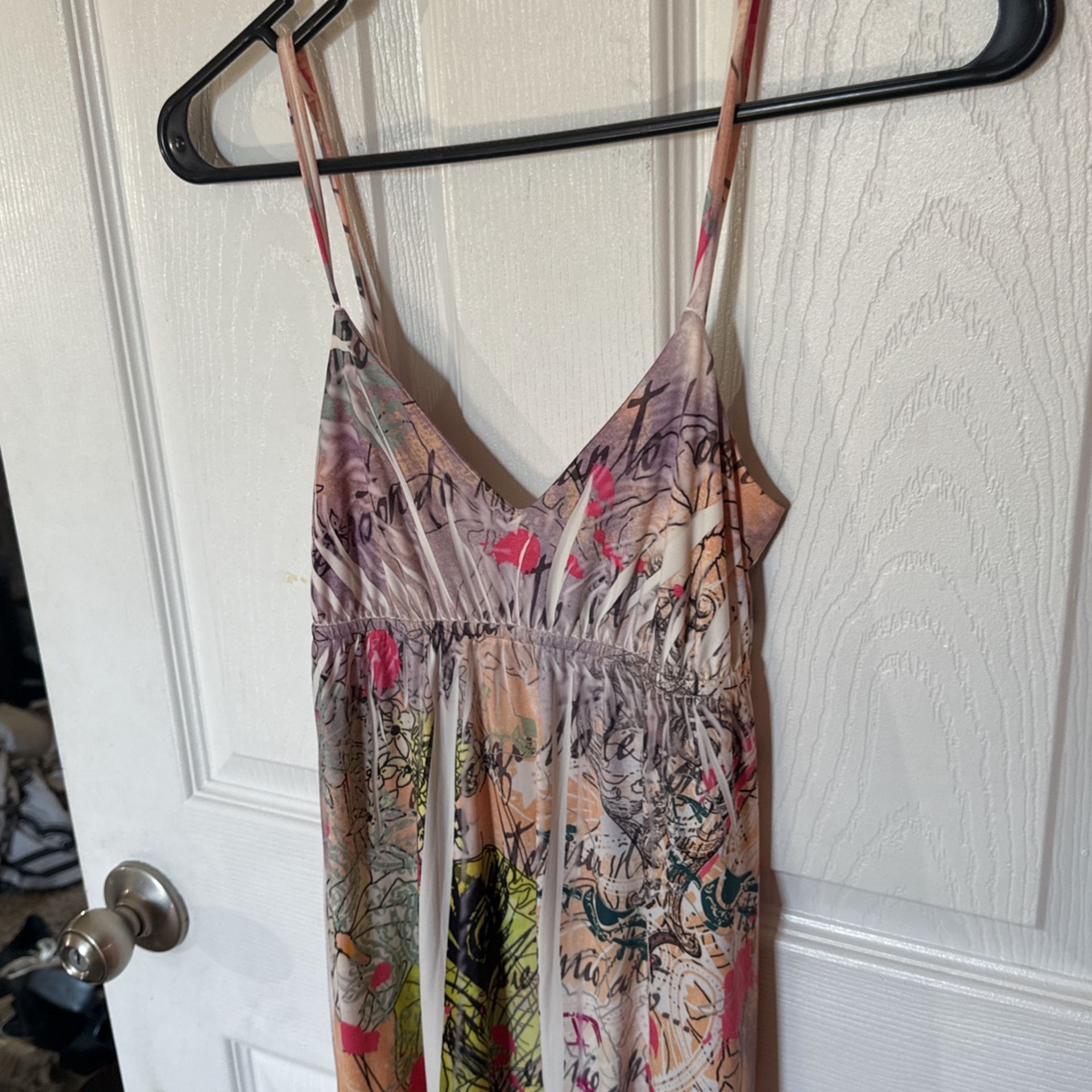 Abstract spring colors sundress