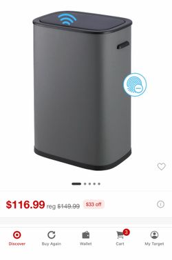Basurero automático de 13 galones