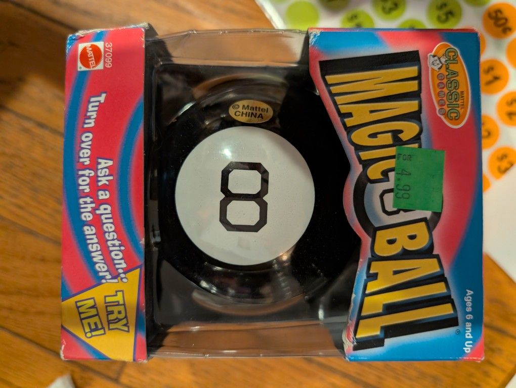 Vintage Brand New Magic 8 Ball