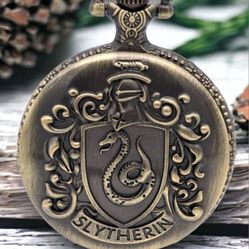 Harry Potter Slytherin Pocket Watch.  Swipe left to see more sold separately.  SHIPPING AVAILABLE 