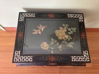Gemstone Shadow Box Table