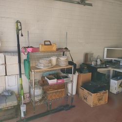 LAST CHANCE- All items make reasonable offers,

4 drawer file cabinet safe, water proof, fire proof, with swivel lock system, 
black desk, 
Sony CD pl