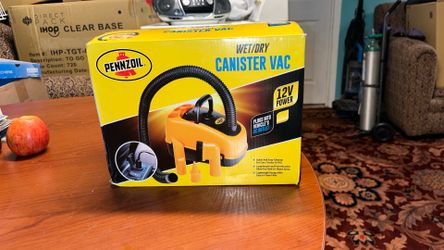 Pennzoil Wet/dry Canister Vac 12v Power 
