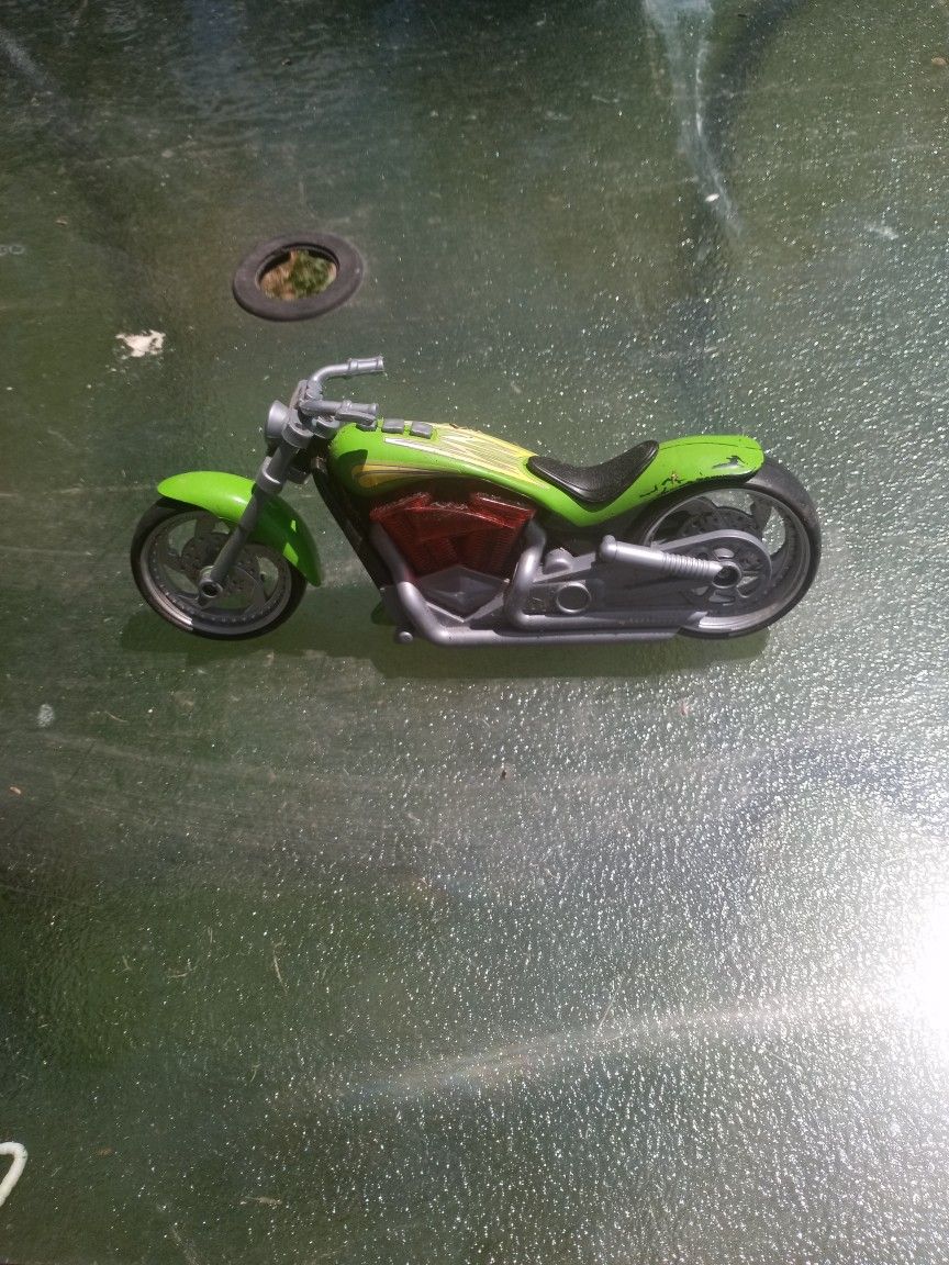 A Motorcycle That's A Toy And It Makes Sounds