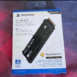Like new open box WD_Black 8TB SN850P NVMe M.2 SSD Officially Licensed Storage Expansion for PS5 Consoles 7200MB/s, with heatsink - WDBBYV0080BNC-WRSN