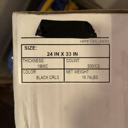 Garbage liners 24 x 33