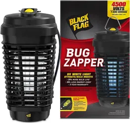 ​⚡ Black Flag 4500V Bug Zapper – 1-Acre Coverage (Model BZ-15NDD)