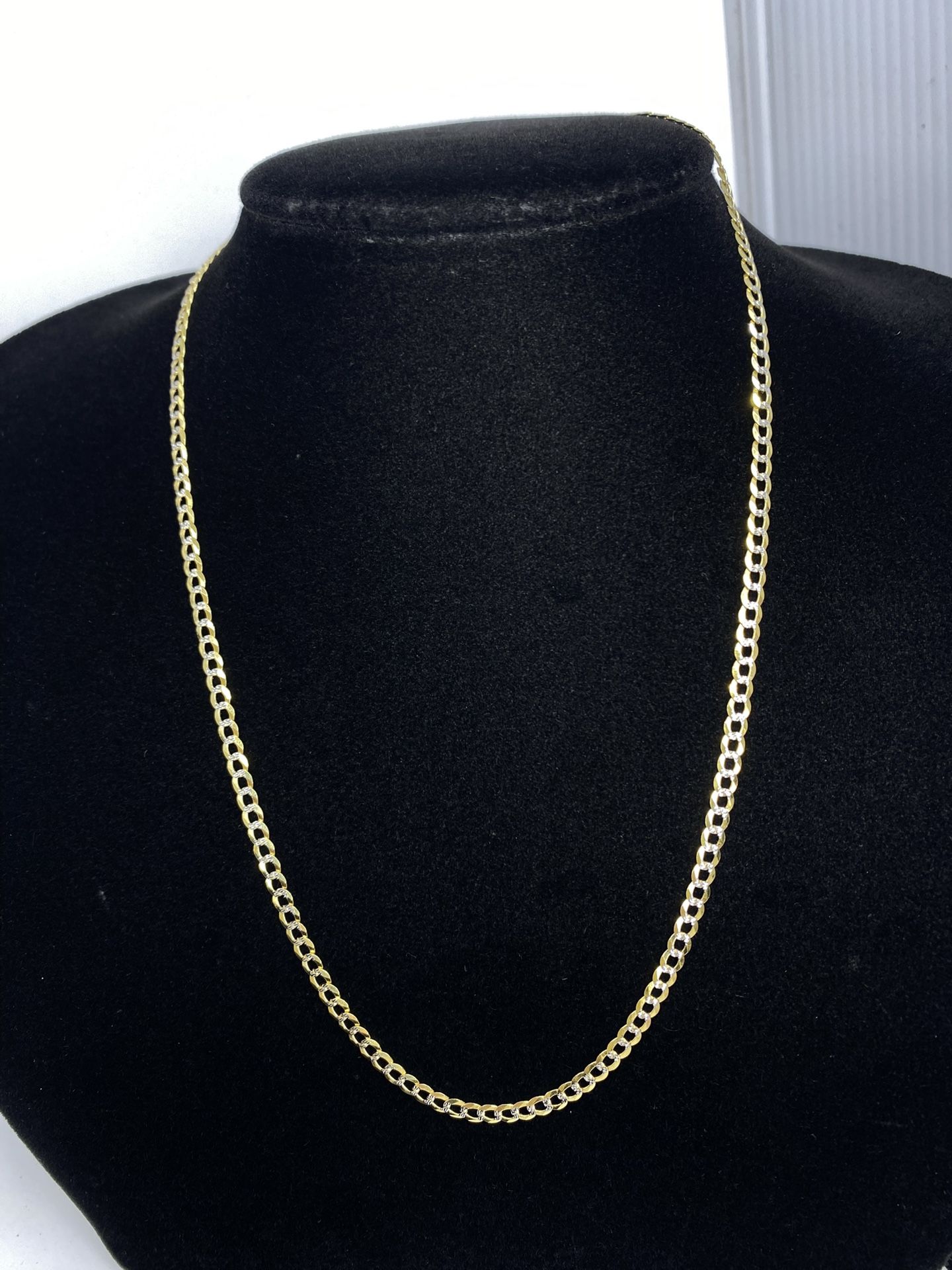 $750 Two Tone Gold Cuban Chain