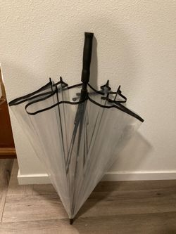 Orig $80-BAGAIL Fiberglass Safety Umbrella 62” Double Canopy Vented Automatic Open Umbrella