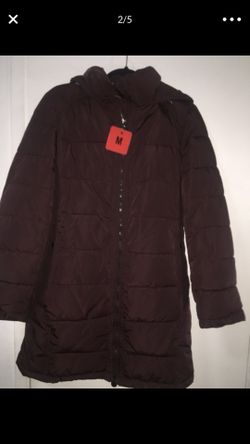 Andrew Marc Women’s Rain jacket, Burgundy, size M