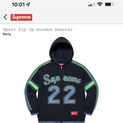 Supreme Zip Up Hoodie
