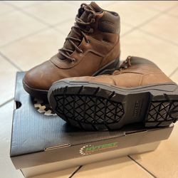 New Steel Toe Work Boots 9.5