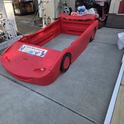 Little Tikes Children Pink And Ferrari Corvette Car Bed