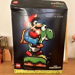 LEGO 71438 Super Mario World: Mario & Yoshi Building Set for Adults, Ages 18+ - Gift Idea for Birthdays