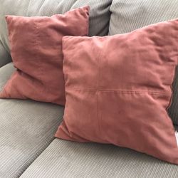Decorative Terracota Color cushion / pillow for sofa (suede like)