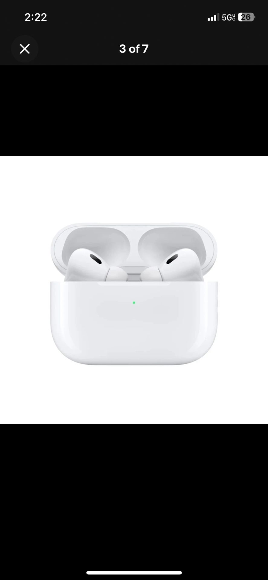 Apple AirPods Pro (2nd Generation) with MagSafe Wireless Charging Case (USB-C)