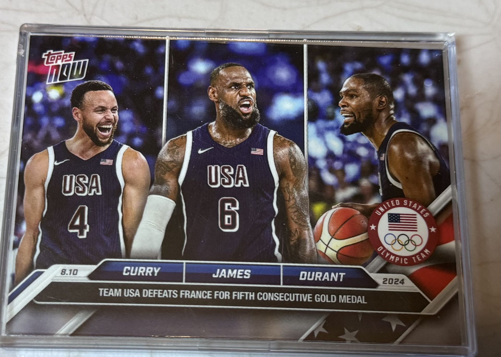 Team USA Curry, James and Durant