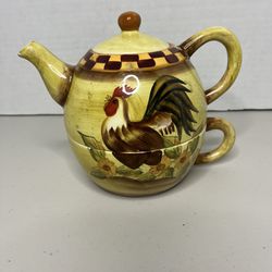 Tea Pot Rooster 