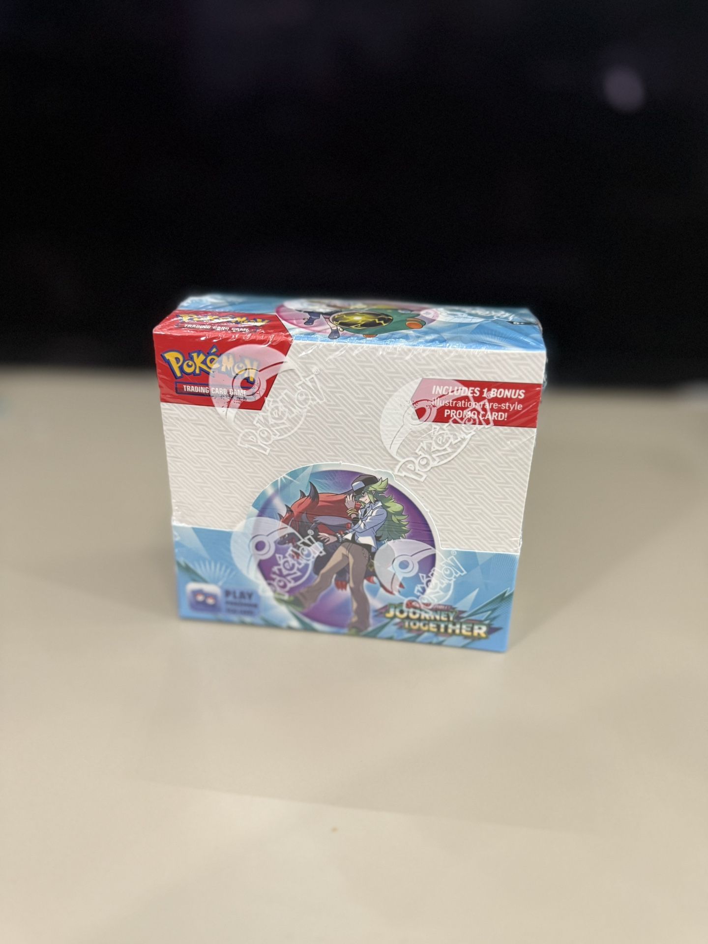 Pokémon Scarlet and Violet Journey Together Enhanced Booster Bundle with Box Top Foil Card