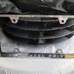 OEM Tesla License Plate Frame "ALL WHEEL DRIVE"