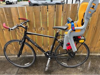 Trek FX 7.2 with removable Topeak child seat