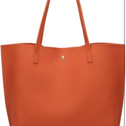 Dreubea Women's Soft Faux Leather Tote Shoulder Bag from, Big Capacity Tassel Handbag