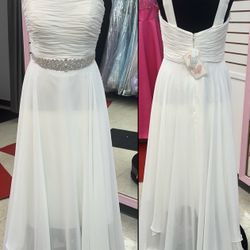 New With Tags Chiffon Wedding Gown & Wedding Dress ONLY $200