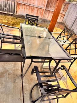 Outdoor Patio Table and Chair Set