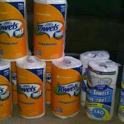 (11) mega roll paper towels