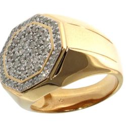 Diamond Ring With Appraisal. Size 10.