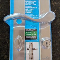 Wright Keyed Locking, Adjustable Lever Mount Latch With Deadbolt 