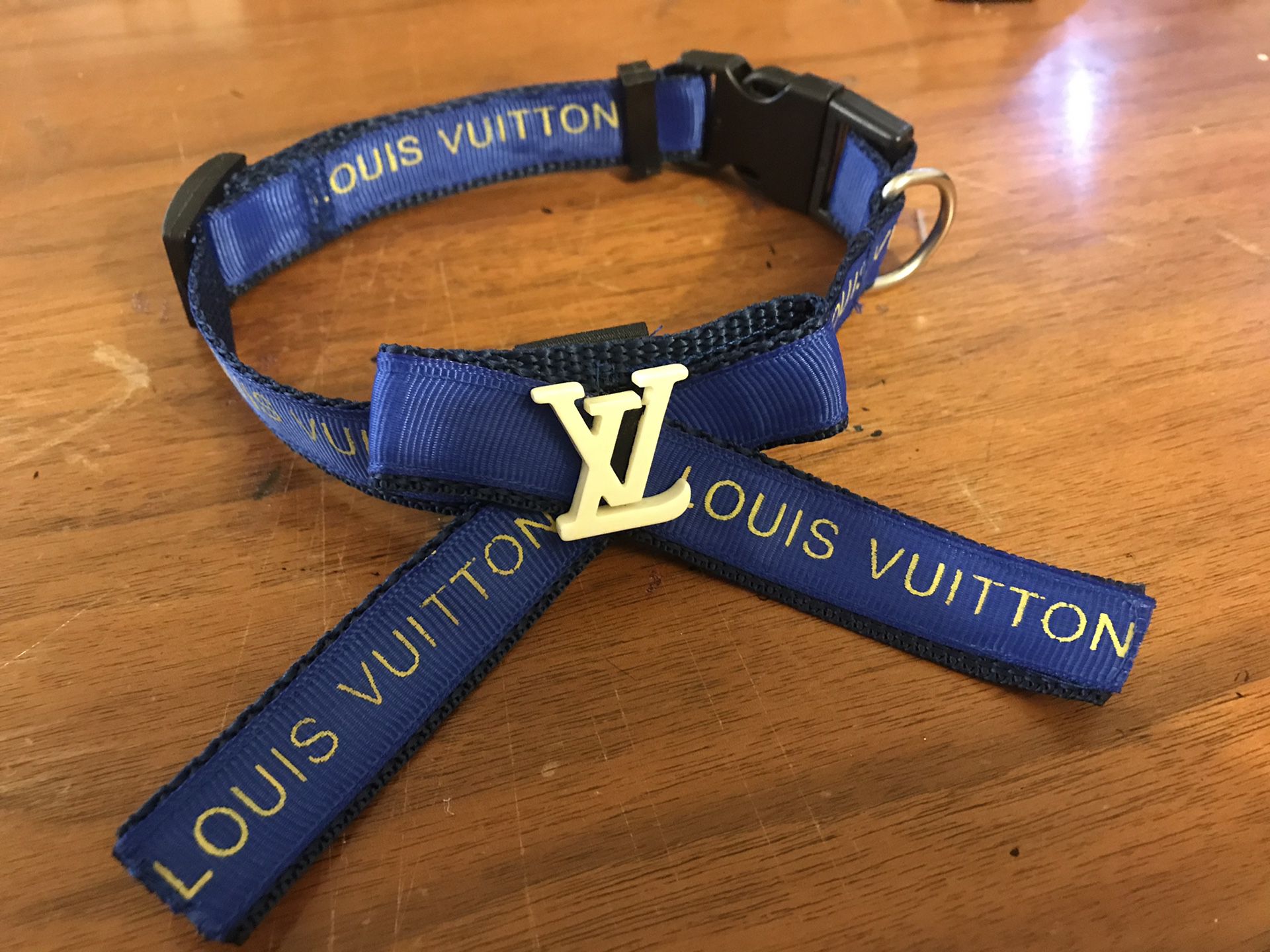 Dog Collar with Repurposed LV – Tailor Made Crafts
