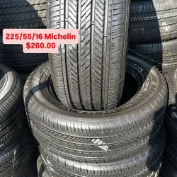 225/55/16 Michelin Semi New All Four 98 % TREAD LIFE | ❗Ask For Availability / Pregunta Por Disponibilidad ❗|