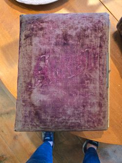Antique 1800's family photo album
