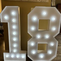 Marquee numbers 18