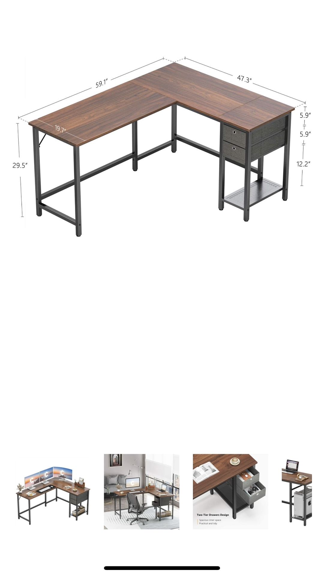 L Shaped Office Desk