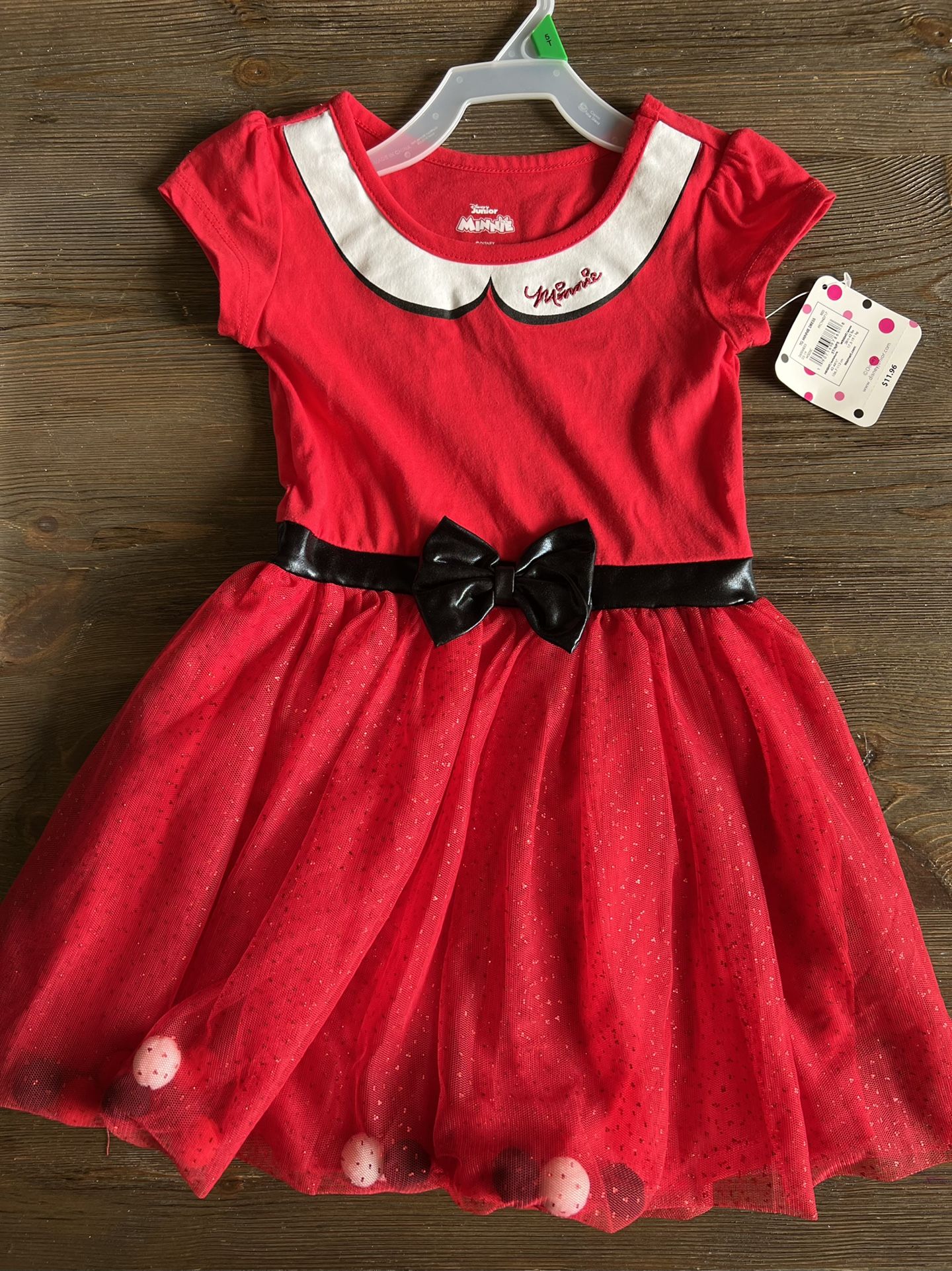 NWT DISNEY DRESS GIRLS SZ 5 MINNIE MOUSE