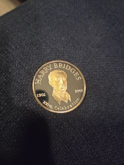 Harry Bridges 100th Anniversary Silver And Gold