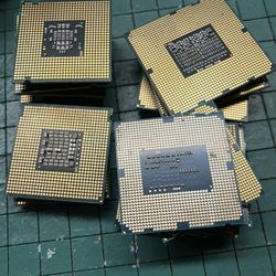 1 Pound Flat Contact CPU’s For Gold Recovery
