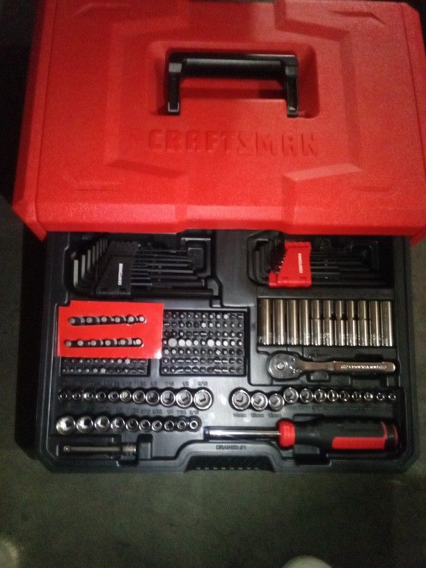 Craftsman 256 Piece Hand Tool And Socket Set 2 Drawer Set