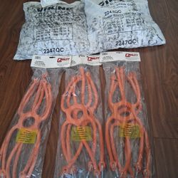 $300.! Heavy Duty Tire Chains (2 Sets)  W/3-sets Of Rubber."Big-Rig Bundle", Brand New!