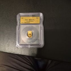 0.5 gram gold bar! 