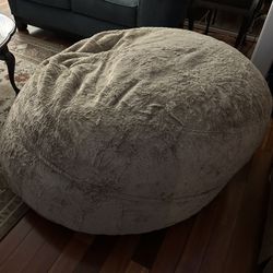 Bean Bag That Unzips & Turns Into A Bed.