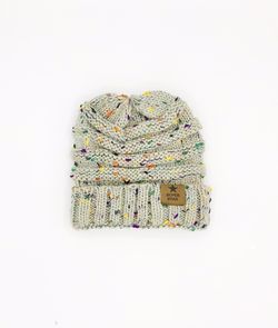 Mix color acrylic knitted children beanie hats kids style for baby keeping warm (light grey color)