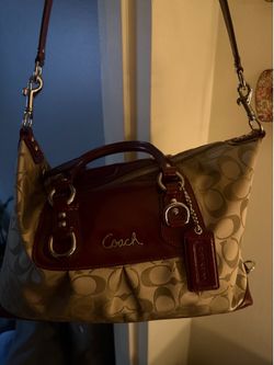 Ashley Signature Sateen Satchel (sometimes referred to as the Ashley Signature Carryall). #designer #luxury #vintage #y2k