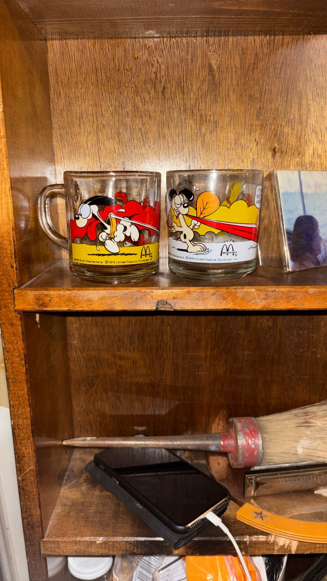 McDonald’s Garfield mugs – moving