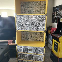 Cabinet Storage 3 Drawer Marvel Comics Characters  